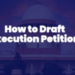 how to draft Execution Petition
