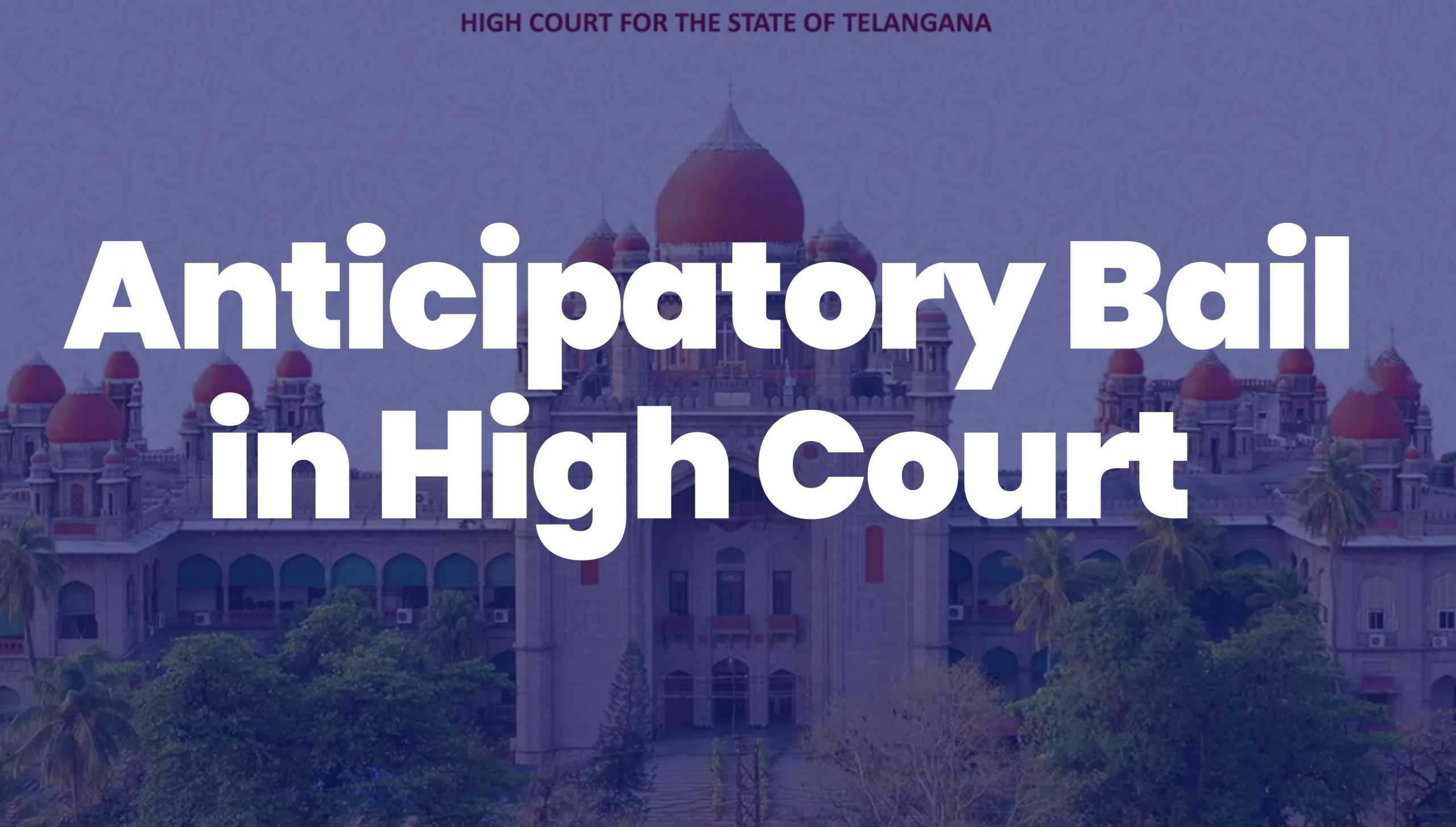 Anticipatory Bail